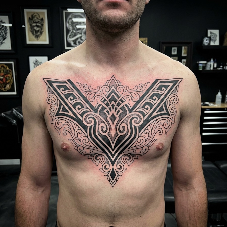 Ornamental — peito